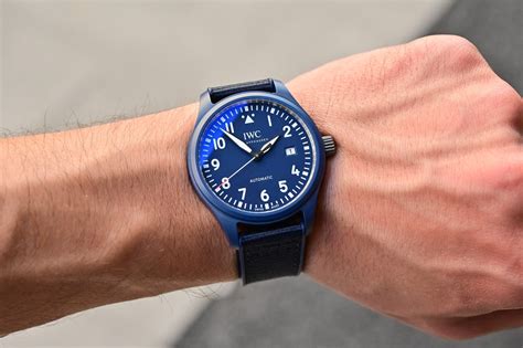 iwc pilot blue ceramic|iwc schaffhausen pilot old.